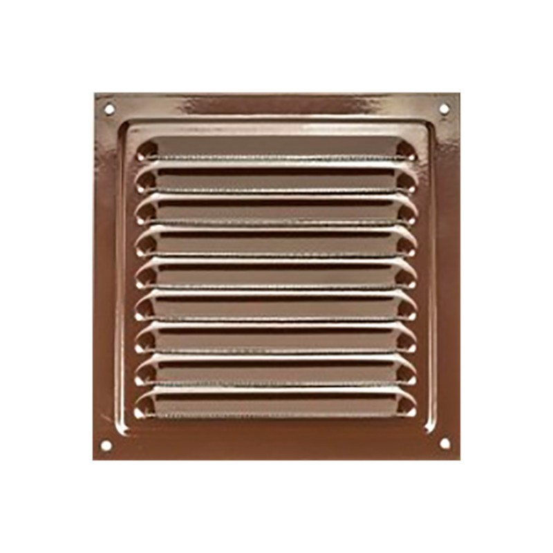Приточно-вытяжная решетка металлическая МВМ 300 С коричневая